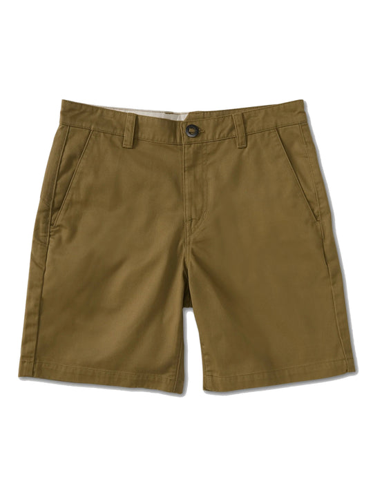 SHORT BARRACKS RELAXED CHINO 19 / DARK KHAKI /  DKA