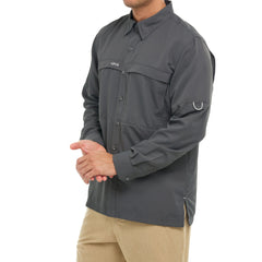 GunMetal Explorer Shirt | Long Sleeve-GameGuard