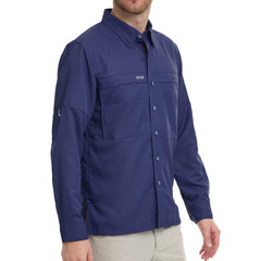 Indigo Explorer Shirt | Long Sleeve-GameGuard