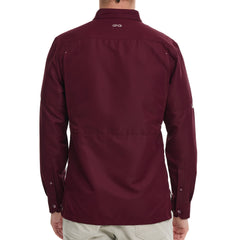 Maroon Explorer Shirt | Long Sleeve-GameGuard