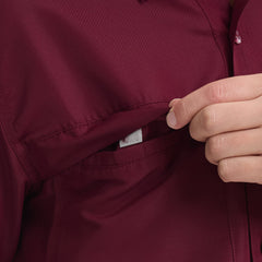 Maroon Explorer Shirt | Long Sleeve-GameGuard
