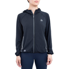 Chaqueta deportiva UV para mujer negra