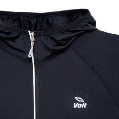Chaqueta deportiva UV para mujer negra