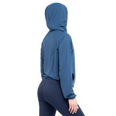 Chaqueta deportiva UV para mujer azul marino