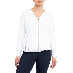 Chaqueta deportiva UV para mujer blanca