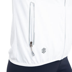 Chaqueta deportiva UV para mujer blanca