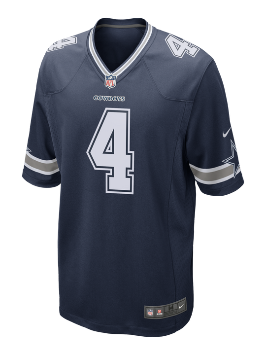 Jersey Nike Dallas Cowboys  Game Dak Prescot Azul Marino