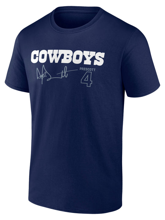 Playera Dallas Cowboys Dak Prescott 4 – Edición Firmada