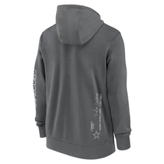 Sudadera Nike Dallas Cowboys  Local Pack Full-Zip Hoodie  Gris Hierro