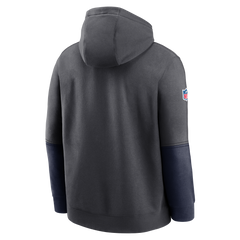 Sudadera Dallas Cowboys Nike Icon Logo Colorblock Hoodie  Gris/Marino