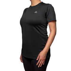 Camiseta deportiva para mujer negra