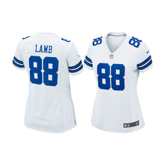 Jersey NFL Dallas Cowboys CeeDee Lamb #88 Nike Game - Color Blanco para Mujer