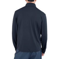 Chaqueta tejida para hombre sin capucha negra