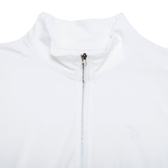 Chaqueta tejida para hombre sin capucha blanca