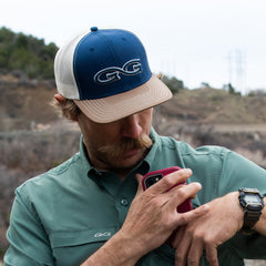 Deep Water Cap | TriColor | Stone MeshBack-GameGuard