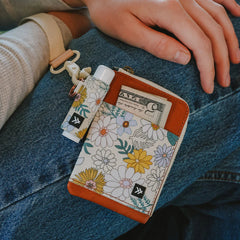 Blossom Zipper Wallet