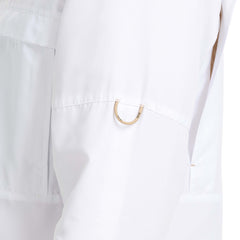 White Explorer Shirt | Long Sleeve-GameGuard - bungee loop to easily roll up sleeves