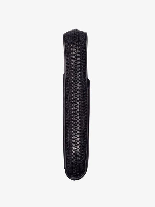 Black Zipper Wallet