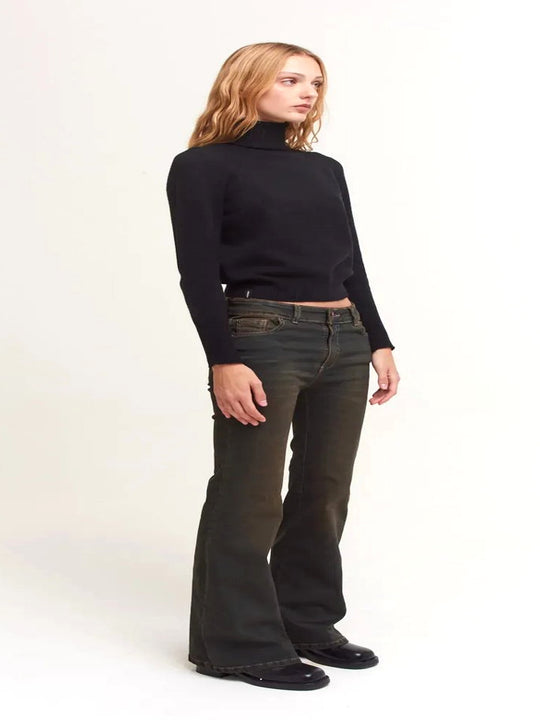 JEAN 47 STREET MIDFLARED DUST