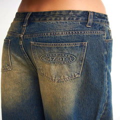 JEAN 47 STREET  WIDE LEG VINTAG