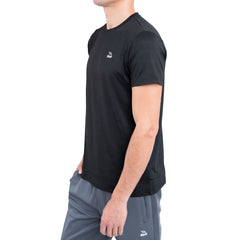 Playera Deportiva Voit Negra  Running Hombre