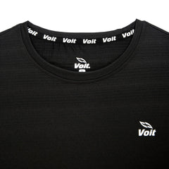 Camiseta deportiva para hombre negra