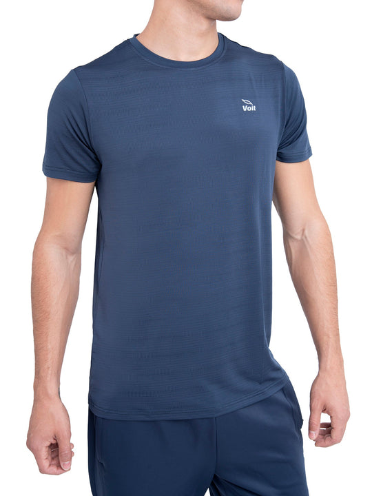 Camiseta deportiva para hombre azul marino