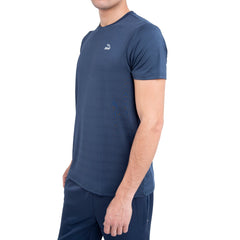 Camiseta deportiva para hombre azul marino