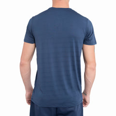 Camiseta deportiva para hombre azul marino