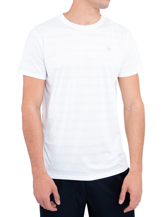 Camiseta deportiva para hombre blanca