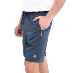Short deportivo azul marino