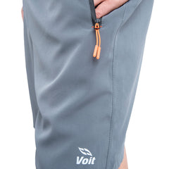 Short deportivo gris