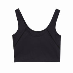 Top de yoga para mujer negro