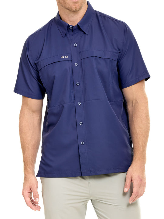 Indigo Original Shirt-GameGuard - mans blue shirt lightweight feel built for fishing