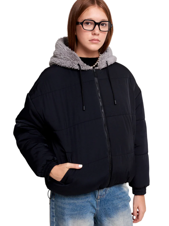 Chamarra doble vista  Lazy reversible Gris