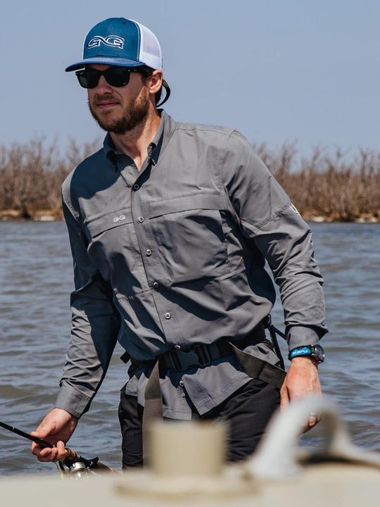 GunMetal Explorer Shirt | Long Sleeve-GameGuard