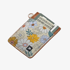 Blossom - Vertical Leather Wallet