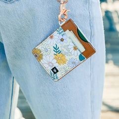 Blossom - Vertical Leather Wallet