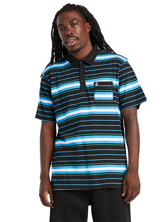 PLAYERA FLIEDLY POLO SS / BLK / VOLCOM