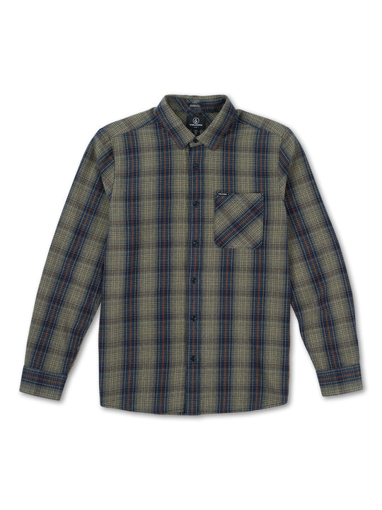 CAMISA HEAVY TWILLS FLANNEL LS - KHA - VOLCOM